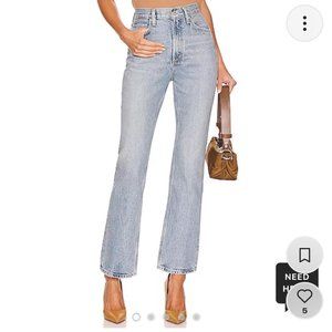 Agolde High rise vintage boot in "Sway"